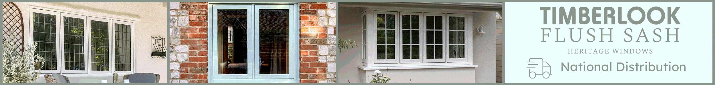 Timberlook Flush Sash In Content Banner