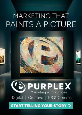 Purplex Marketing Paints Picture - Skyscraper Advert