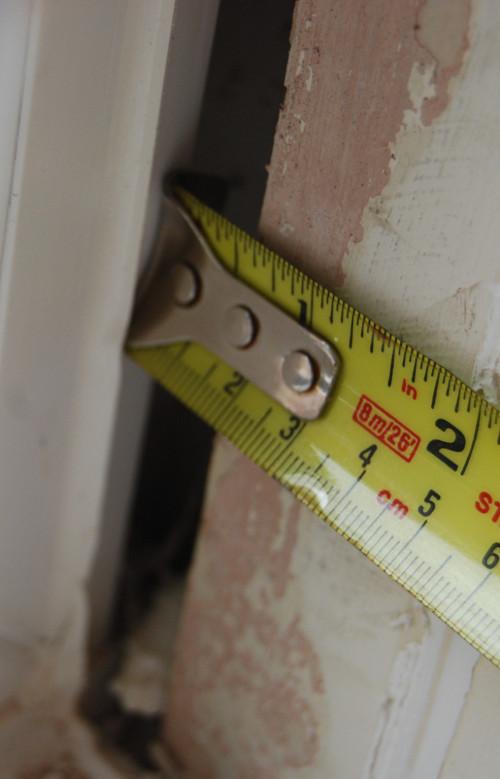 Poorly fitted installation showing a large gap caused by substandard workmanship.