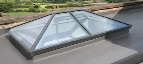 Sheerline S1 aluminium roof lantern supplied by Nautilus to BSW Window Solutions trade customers.
