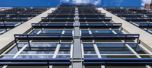 Chelsea Green Condominiums in New York featuring Kawneer architectural aluminium systems